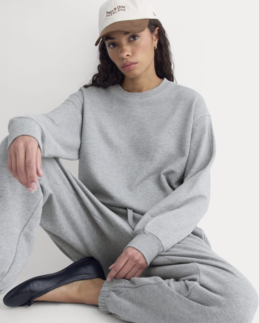 Lightweight Terry Blouson Crew | Vintage Heather Grey