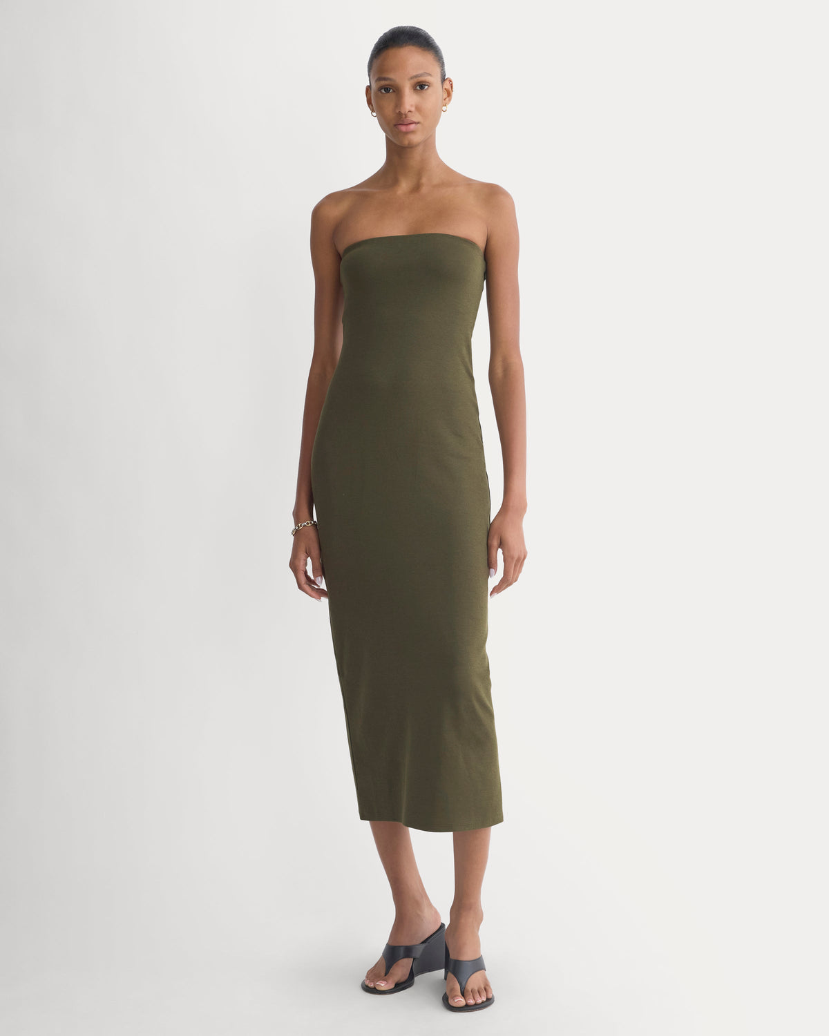 Form Tube Dress | Olive Night