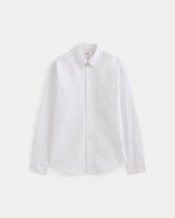 Lightweight Slim-Fit Oxford | White