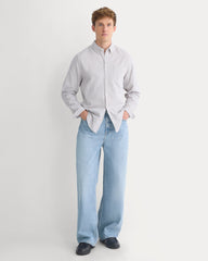 Lightweight Slim-Fit Oxford | Brown