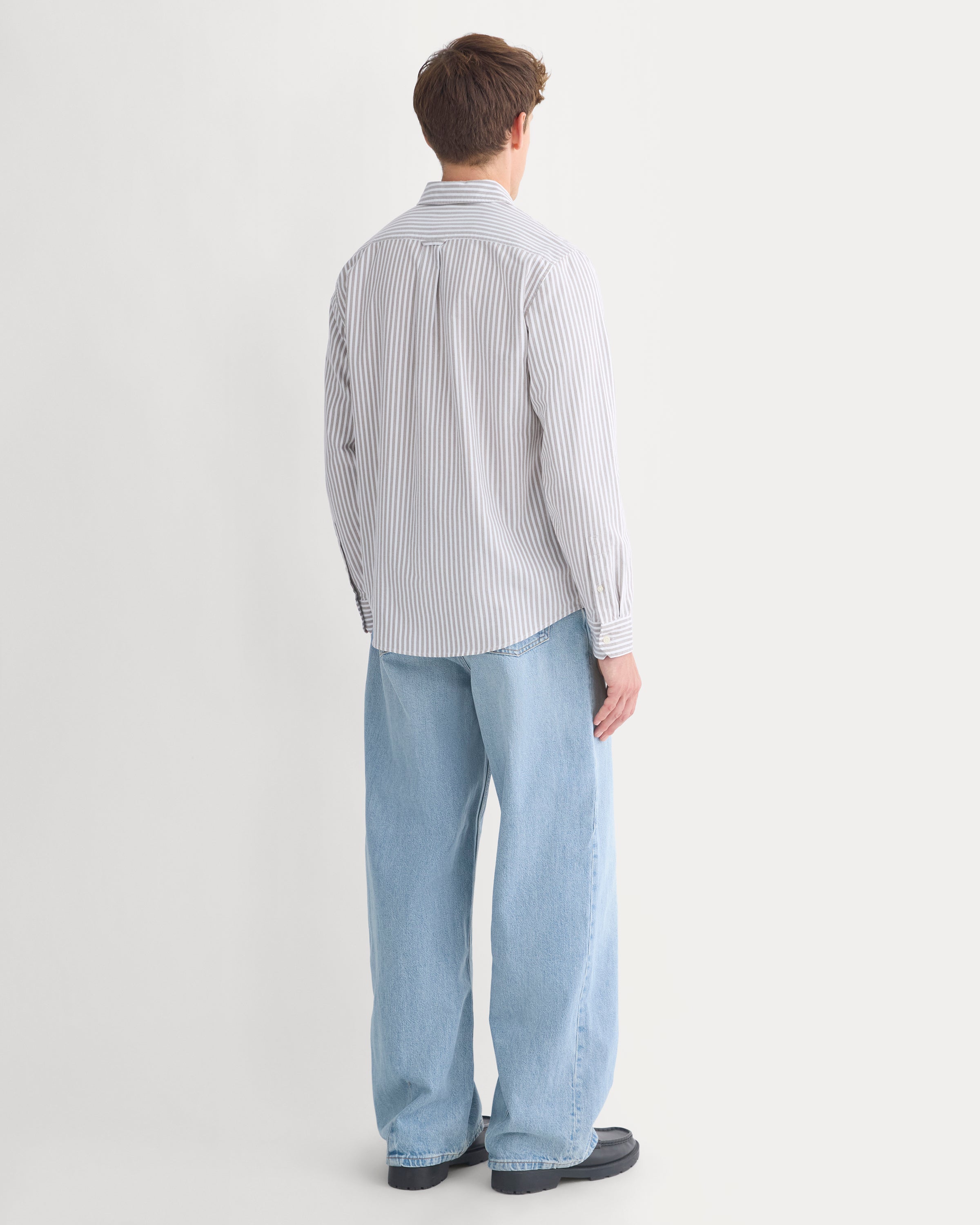 Lightweight Slim-Fit Oxford | Brown