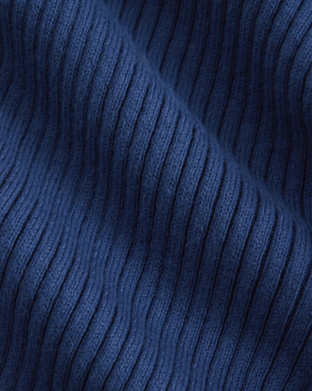 Full-Zip Ribbed Jacket in Everyday Cotton | Estate Blue