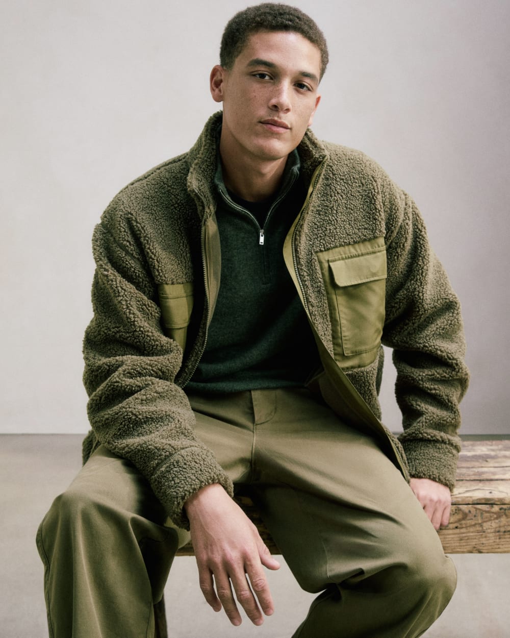 Baggy Chino | Olive | 32L