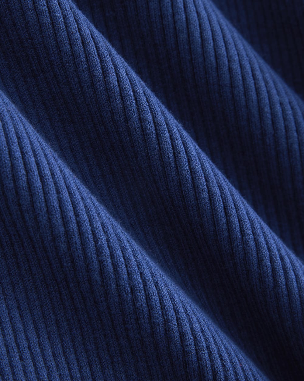 Cutaway Ribbed Midi Dress | Estate Blue
