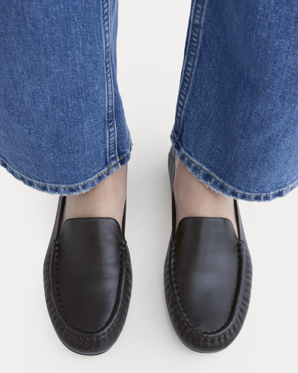 Leather Day Driver Loafer | Black