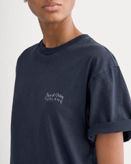 Everlane x Peace & Quiet Graphic Logo Tee | Navy